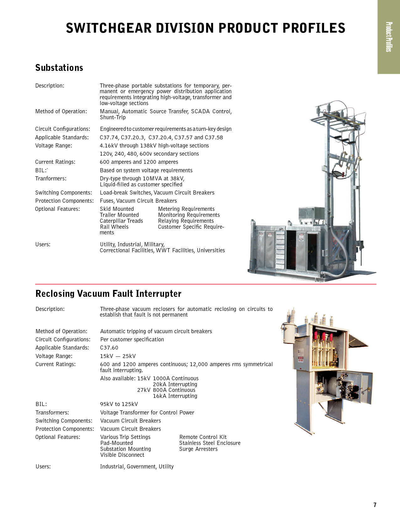 Federal Pacific Switchgear Product Catalog Federal Pacific